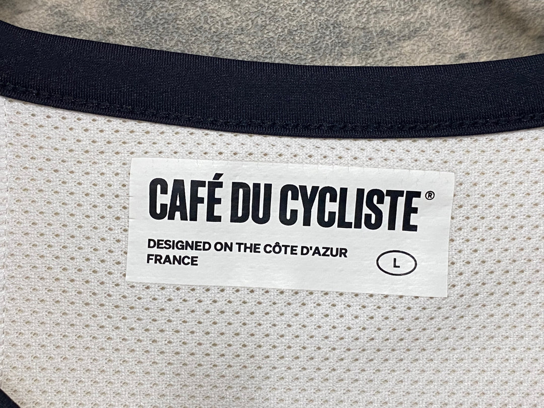 KD897 カフェドシクリステ Cafe du Cycliste ROXANE Man 長袖 サイクルジャージ ベージュ L