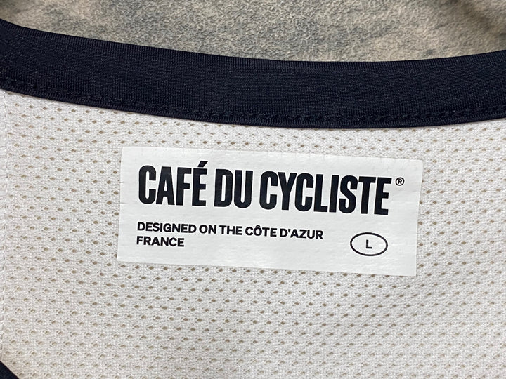 KD897 カフェドシクリステ Cafe du Cycliste ROXANE Man 長袖 サイクルジャージ ベージュ L
