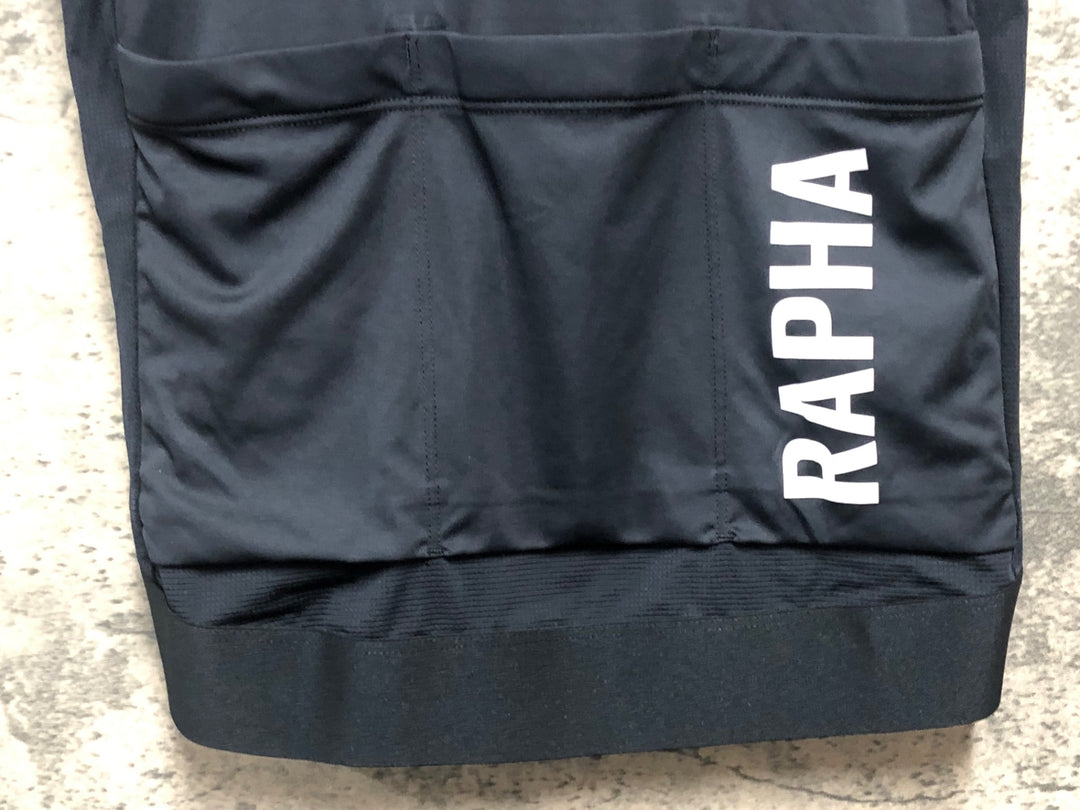 KK261 ラファ Rapha PRO TEAM 半袖 サイクルジャージ 黒 グレー S ※タグカット