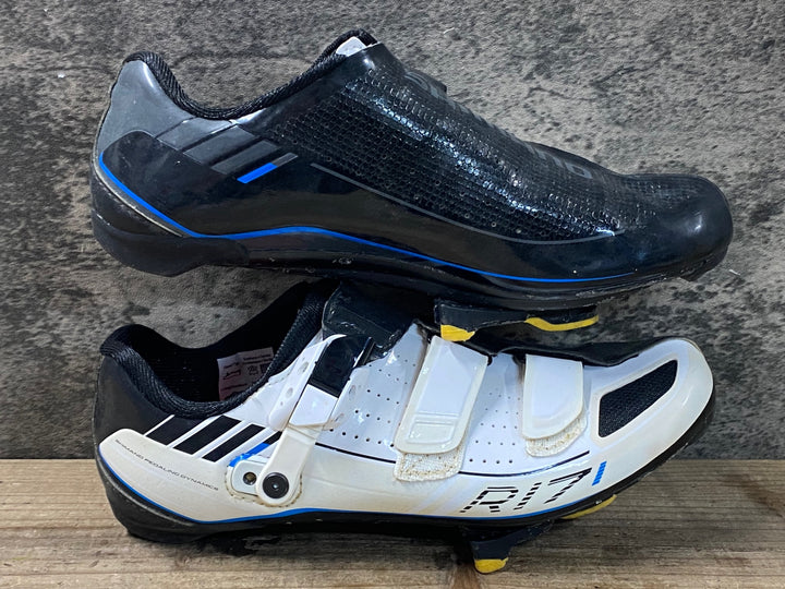 JS975 シマノ SHIMANO SH-R171W ビンディングシューズ 白 黒 EU40
