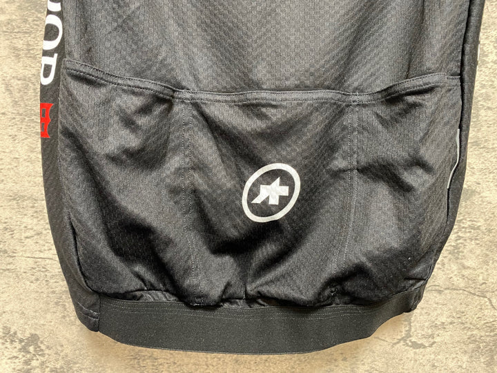 JM998 アソス assos TUDOR PRO TEAM REPLICA JERSEY 半袖 サイクルジャージ 黒 S ※タグカット