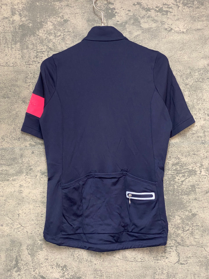 JY105 ラファ Rapha WOMEN'S CLASSIC JERSEY 半袖 サイクルジャージ レディース 紺 S
