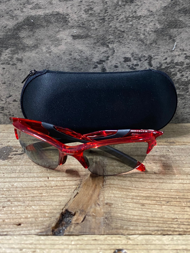 KB087 オークリー OAKLEY HALFJACKET 2.0 サングラス アイウェア クリアレッド POLARIZED