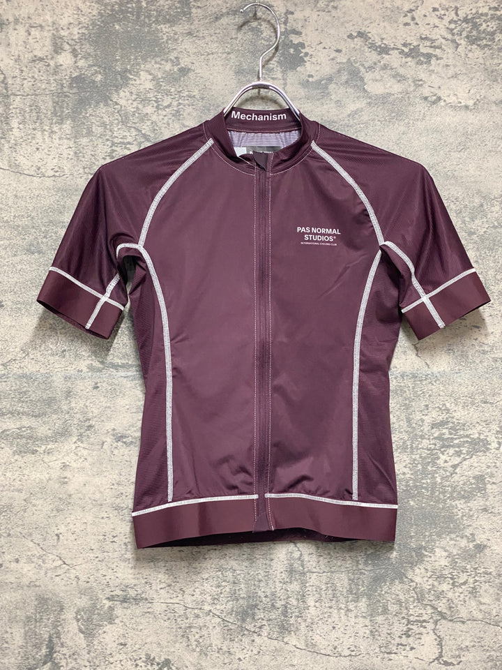 KJ286 パスノーマルスタジオ PAS NORMAL STUDIOS Men's Mechanism Jersey 半袖 サイクルジャージ 紫 S