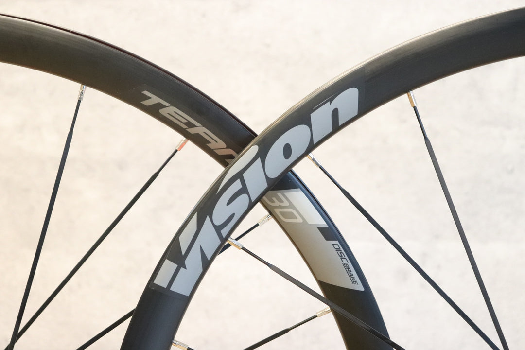 ヴィション VISION TEAM 30 DISC アルミ チューブレスレディ ホイールセット シマノ 11/12S 【さいたま浦和店】