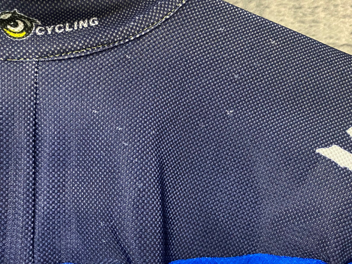 KJ826 スポーツフル sportful 半袖 サイクルジャージ 黃 紺 M SAXO BANK