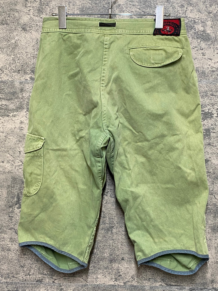 JQ522 グラミチ Gramicci ハーフパンツ 黄緑 S gunung