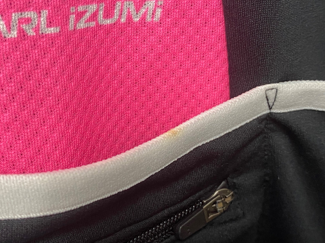 JX271 パールイズミ PEARL iZUMi 半袖 サイクルジャージ 白 黒 L
