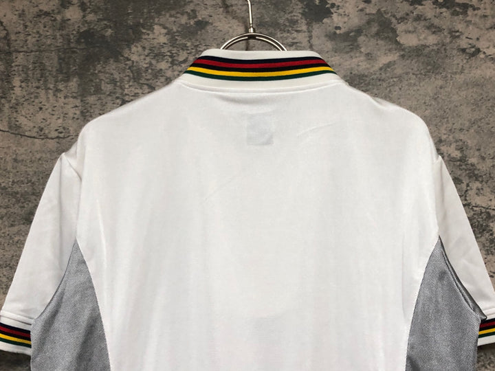 KK454 ルコックスポルティフ le coq sportif 半袖 サイクルジャージ 白 O