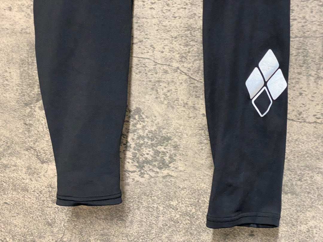 JO161 モンベル mont-bell レーサータイツ 黒 レディース M CLIMABARRIER 裏起毛
