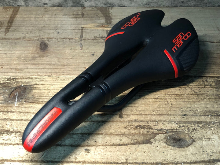 JJ500 セラサンマルコ selle sanmarco ASPIDE CARBON FX カーボンレール サドル 黒/赤