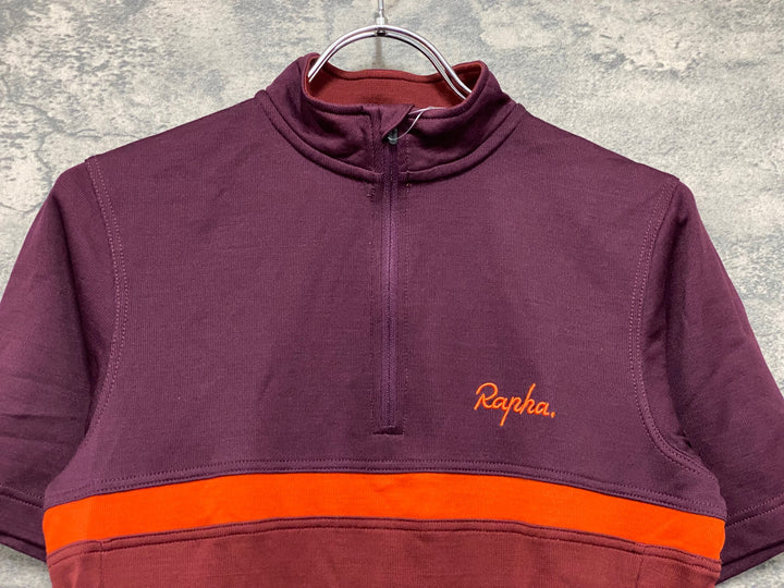JV231 ラファ Rapha CLUB JERSEY 半袖 サイクルジャージ 赤 S
