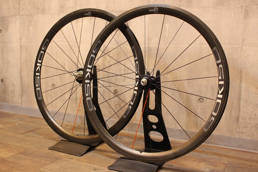 ゴキソ GOKISO スタンダードハブ カーボン クリンチャー ホイールセット カンパ 11/12S 16C【名古屋店】