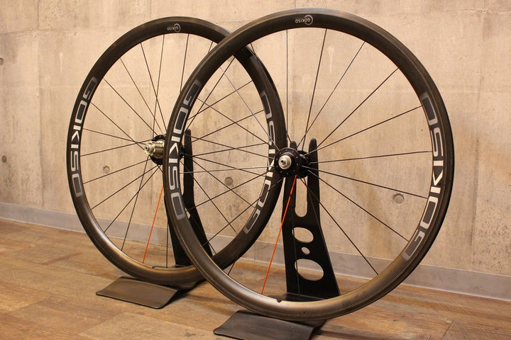ゴキソ GOKISO スタンダードハブ カーボン クリンチャー ホイールセット カンパ 11/12S 16C【名古屋店】