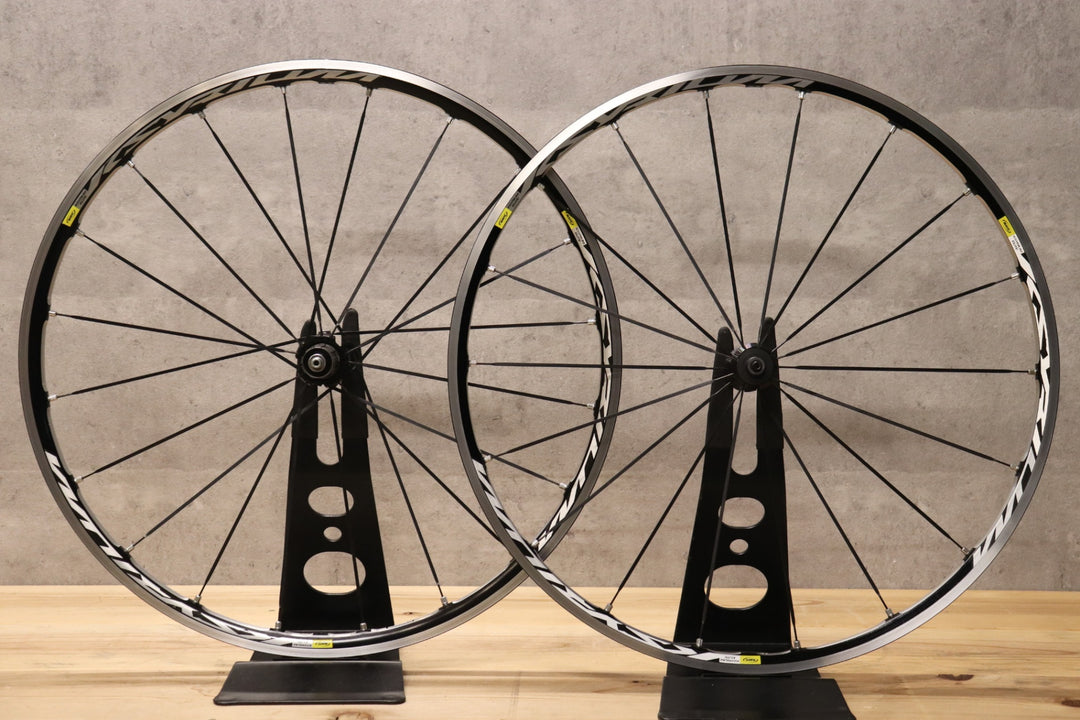 マヴィック MAVIC キシリウムエリート KSYRIUM ELITE シマノ 12/11S アルミ クリンチャー ホイールセット ナローリム 15C 【さいたま浦和店】