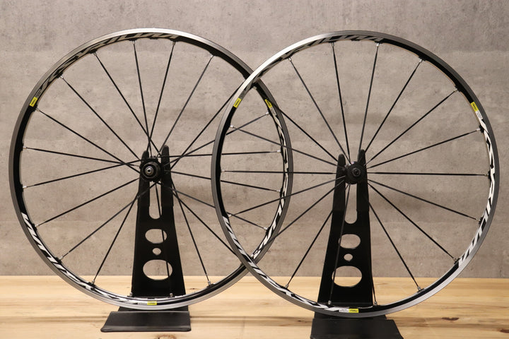 マヴィック MAVIC キシリウムエリート KSYRIUM ELITE シマノ 12/11S アルミ クリンチャー ホイールセット ナローリム 15C 【さいたま浦和店】