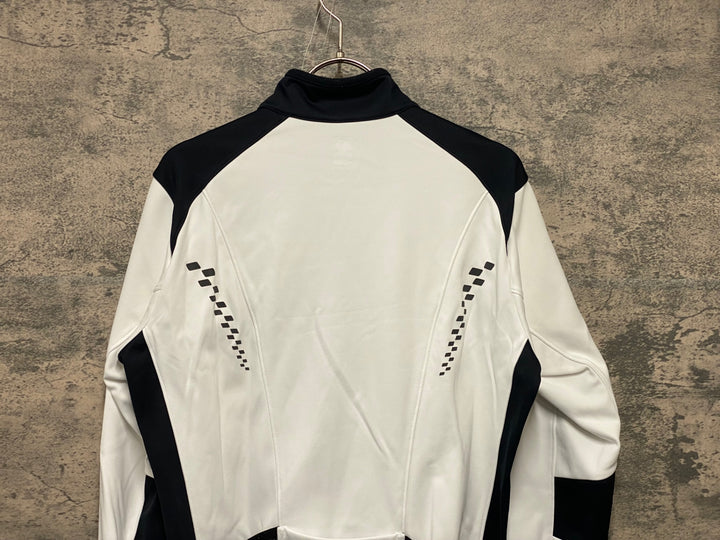 KG091 パールイズミ PEARL iZUMi 長袖 サイクルジャージ 白 M 裏起毛