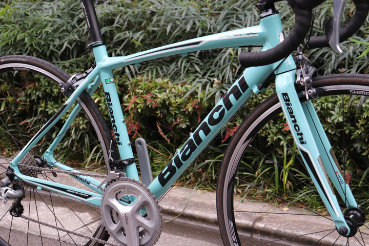 ビアンキ BIANCHI ヴィアニローネ VIA NIRONE 7 2016年 50サイズ シマノ 105 5800 MIX 11S アルミ ロードバイク 【さいたま浦和店】