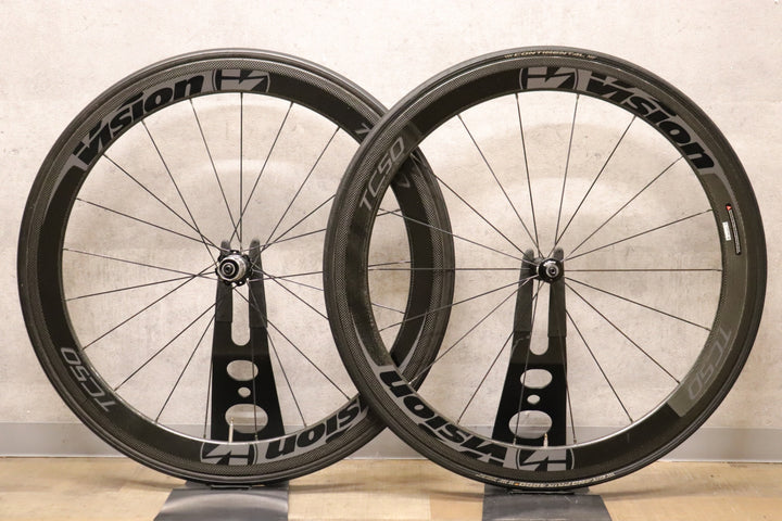 ヴィジョン VISION TC50 カーボン チューブラー シマノ 12/11S ホイールセット 【さいたま浦和店】