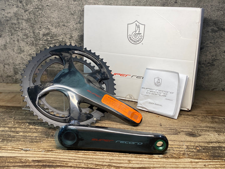 JJ325 カンパニョーロ CAMPAGNOLO SUPER RECORD クランクセット 53/39T 165mm