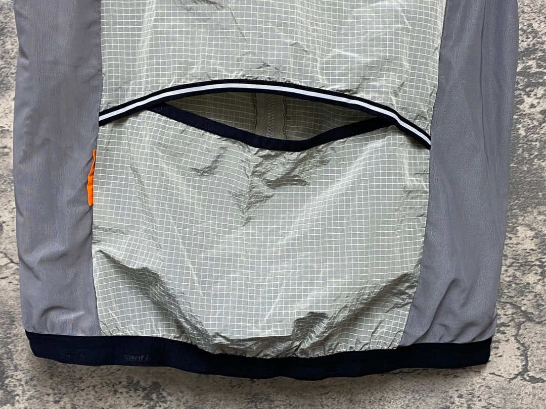 KL201 サンテック Santic パッカブル ジレ サイクルベスト グレー XL