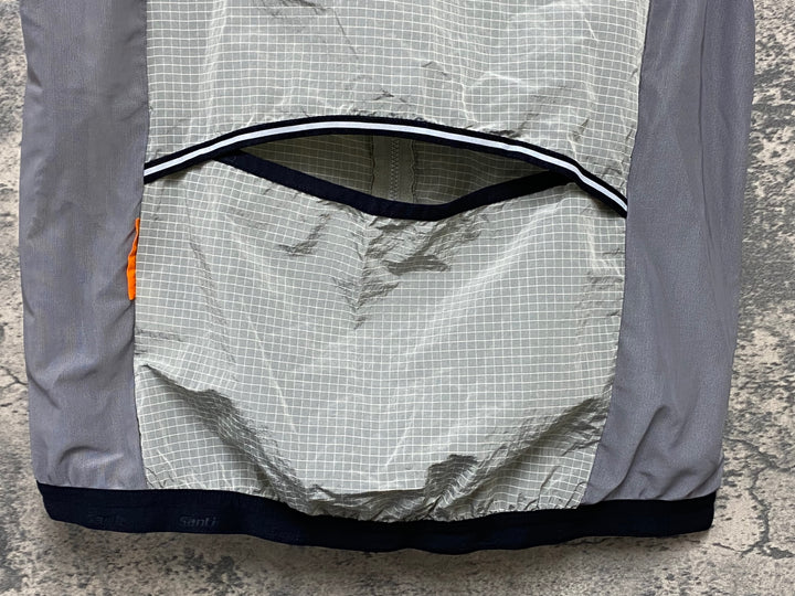 KL201 サンテック Santic パッカブル ジレ サイクルベスト グレー XL