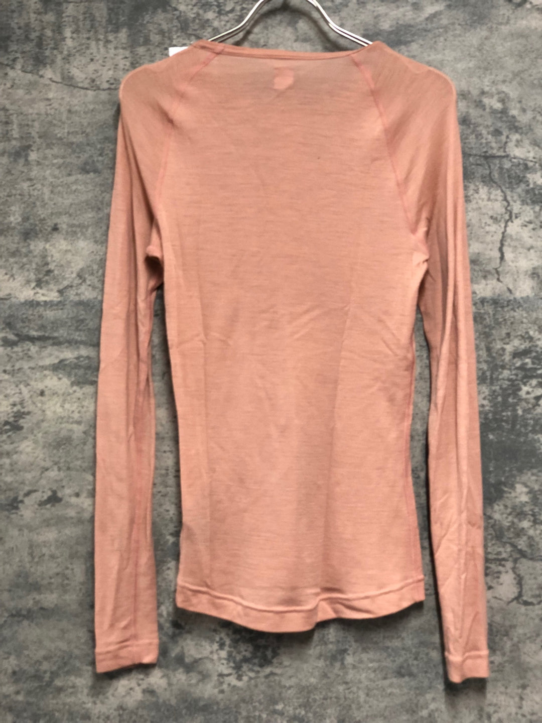 JD738 ラファ Rapha MERINO BASE LAYER LONG SLEEVE 長袖 べースレイヤー ピンク XXS