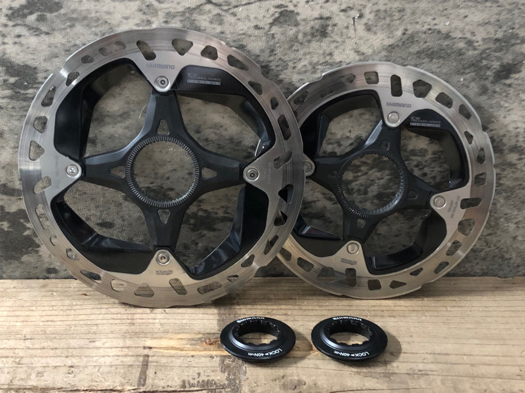 KE825 シマノ SHIMANO RT-MT900 ディスクブレーキローターセット Φ160/140 1.69mm