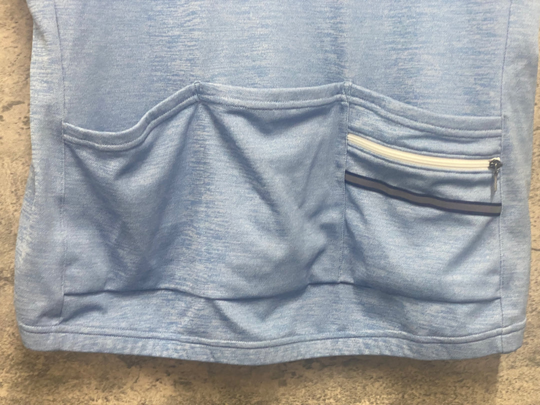 JX907 パールイズミ PEARL iZUMi 半袖 サイクルジャージ 水色 XL ※袖に汚れあり