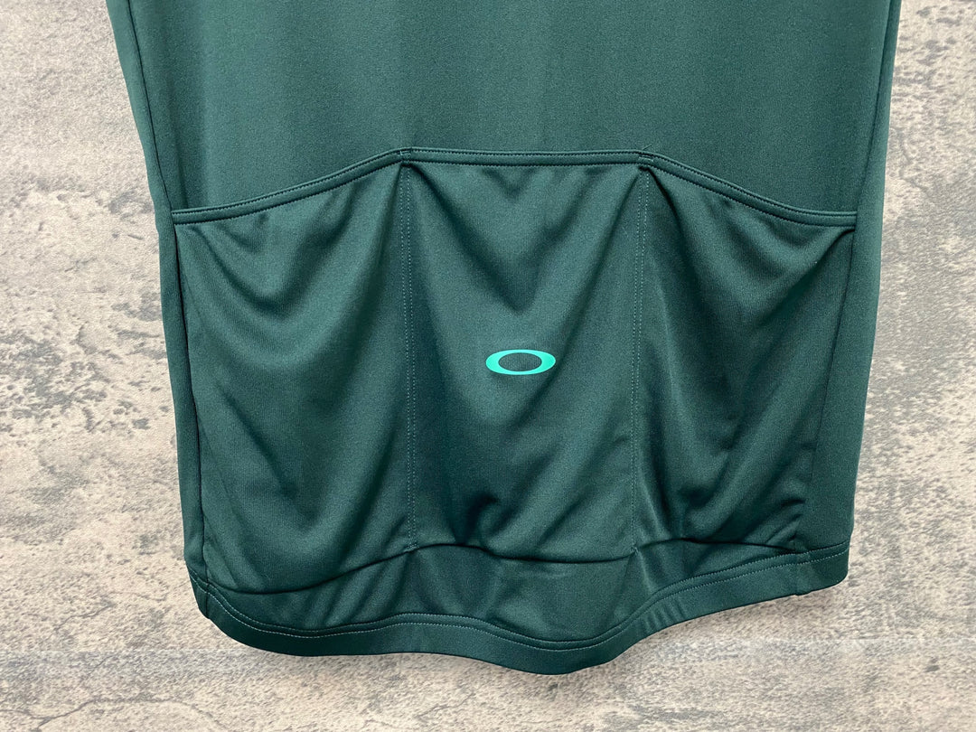 JI684 オークリー OAKLEY 半袖 サイクルジャージ 緑 L