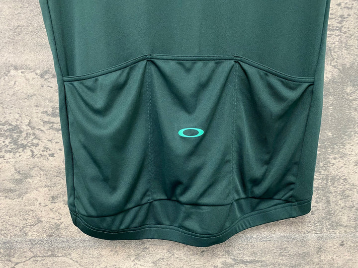 JI684 オークリー OAKLEY 半袖 サイクルジャージ 緑 L