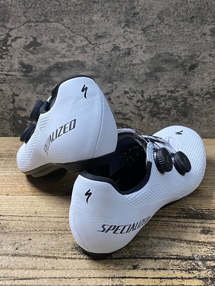 KK577 スペシャライズド SPECIALIZED トーチ Torch 3.0 ビンディングシューズ 白 EU42