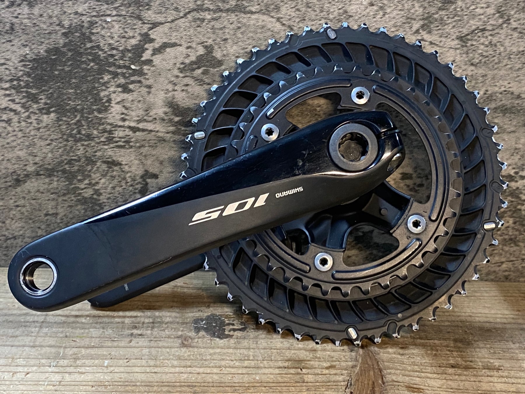 JO395 シマノ SHIMANO 105 FC-R7000 クランクセット 50/34T 160mm