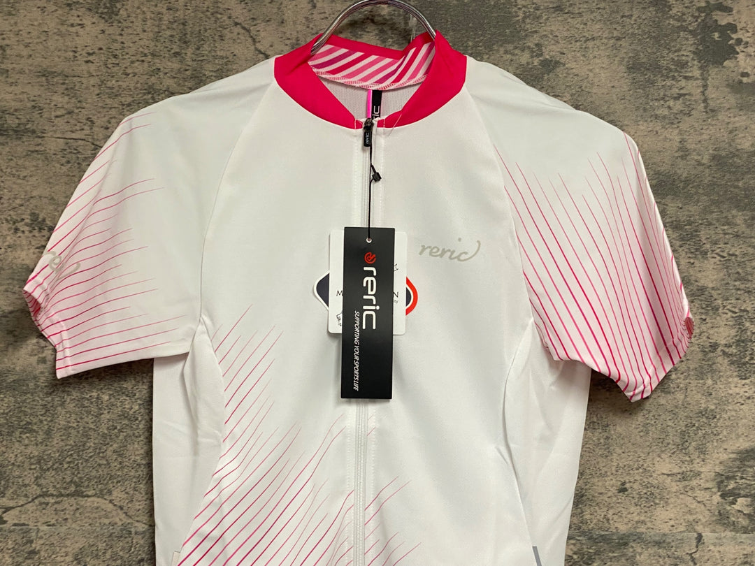 JW006 レリック reric Women's Himalia SS Jersey 半袖サイクルジャージ M 白 レディース