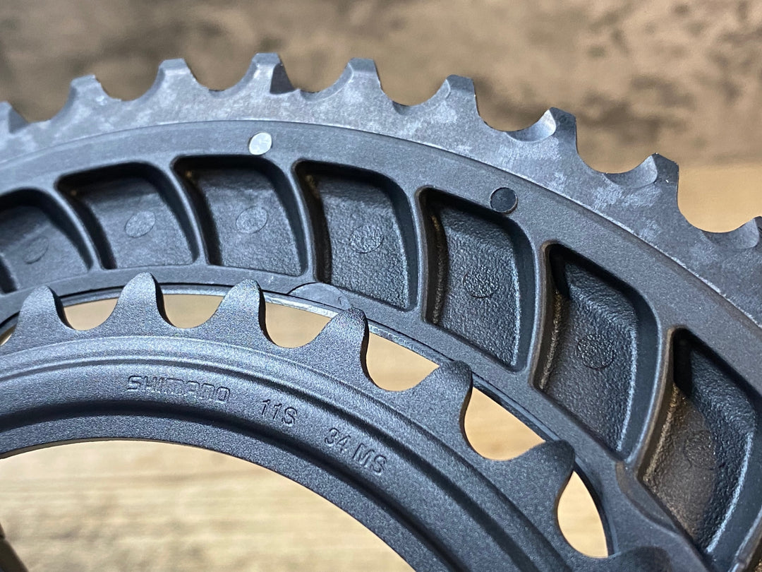 JR646 シマノ SHIMANO 105 FC-R7000 クランクセット 52/36T 172.5mm 黒
