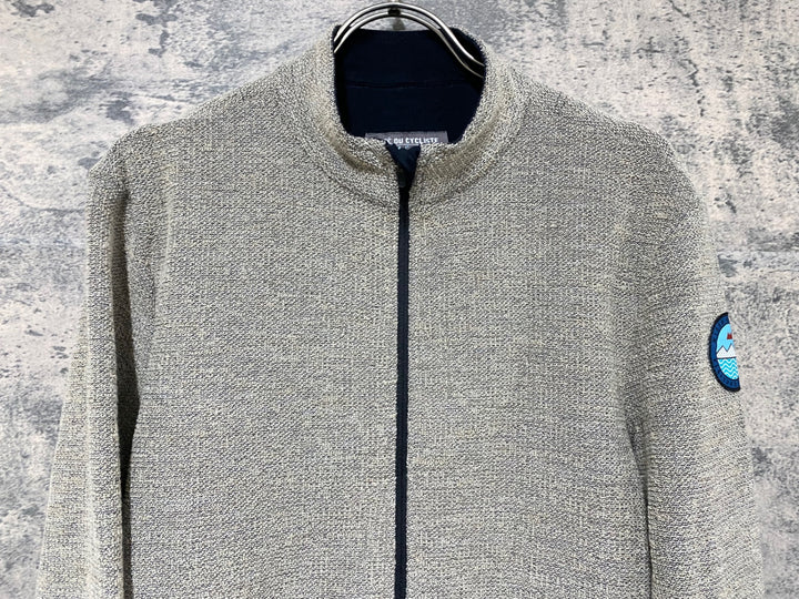 JY658 カフェドシクリステ CAFE DU CYCLISTE MARGUERITE MEN 長袖 サイクルジャージ 薄茶 L メリノブレンド 裏起毛