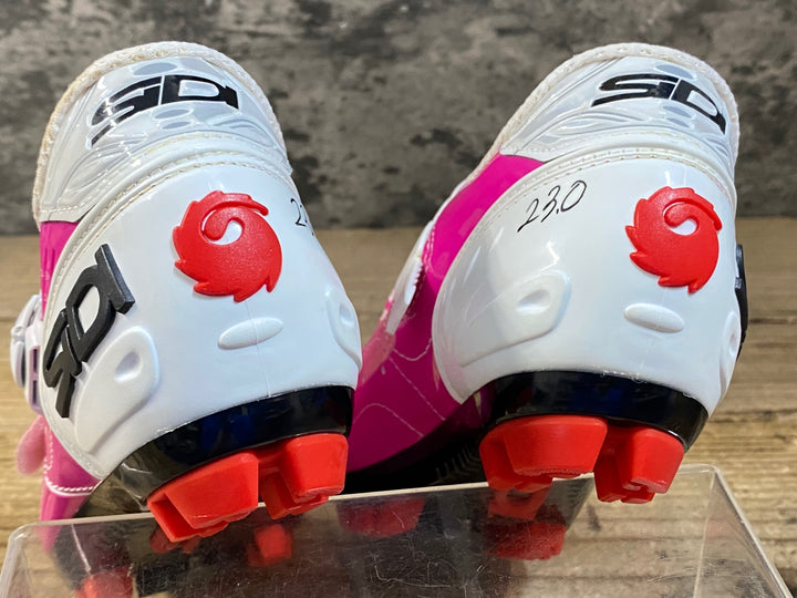 KG405 シディ SIDI TRACE MTB WMN ビンディングシューズ 2穴 ピンク ホワイト レディース EU36W ※ペン字あり