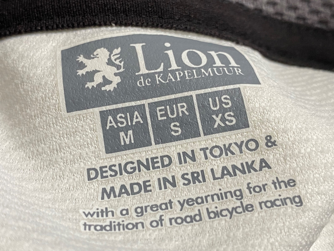 KG852 リオンドカペルミュール Lion de KAPELMUUR 長袖 サイクルジャージ 白 M