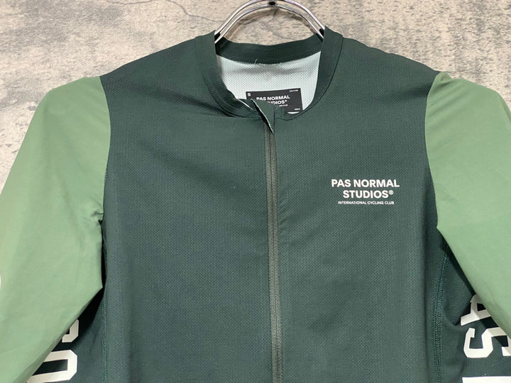 KJ279 パスノーマルスタジオ PAS NORMAL STUDIOS Men's Solitude Midsummer Jersey 半袖 サイクルジャージ 緑 S