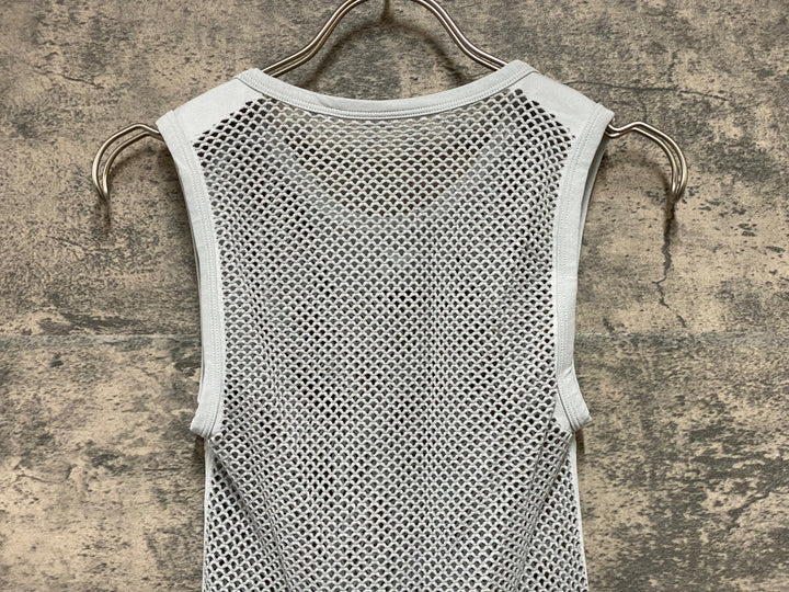 KC748 ミレー MILLET ノースリーブ ベースレイヤー 白 S/M メッシュ