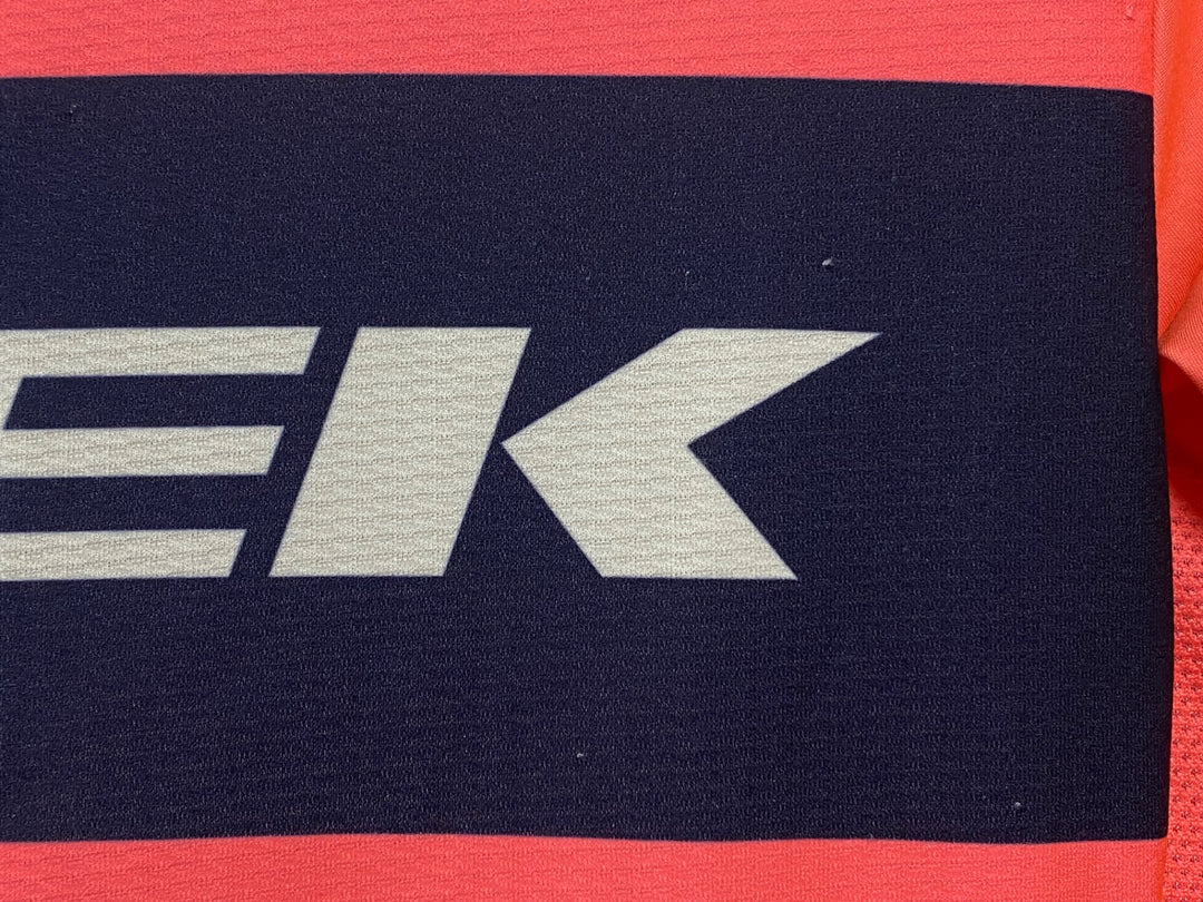 KL402 サンティーニ Santini 半袖 サイクルジャージ ピンク S TREK Segafredo ※汚れあり