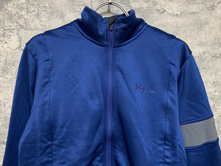 JS011 ラファ Rapha CLASSIC WINTER JACKET 長袖 サイクルジャケット 紺 M 裏起毛