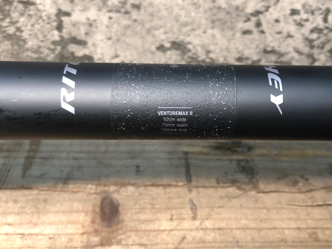 JI514 リッチー RITCHEY WCS VENTUREMAX アルミ ドロップハンドル Φ31.8 ブラケットC-C520mm エンドC-C620mm