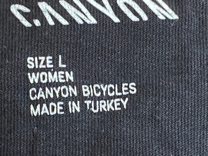 KF466 キャニオン CANYON 半袖 Tシャツ 黒 レディース L