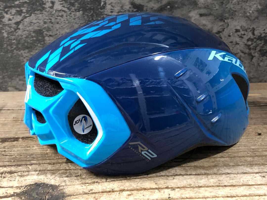KM772 カブト Kabuto AERO R2 ヘルメット L/XL 59-61cm ※使用期限切れのためジャンク