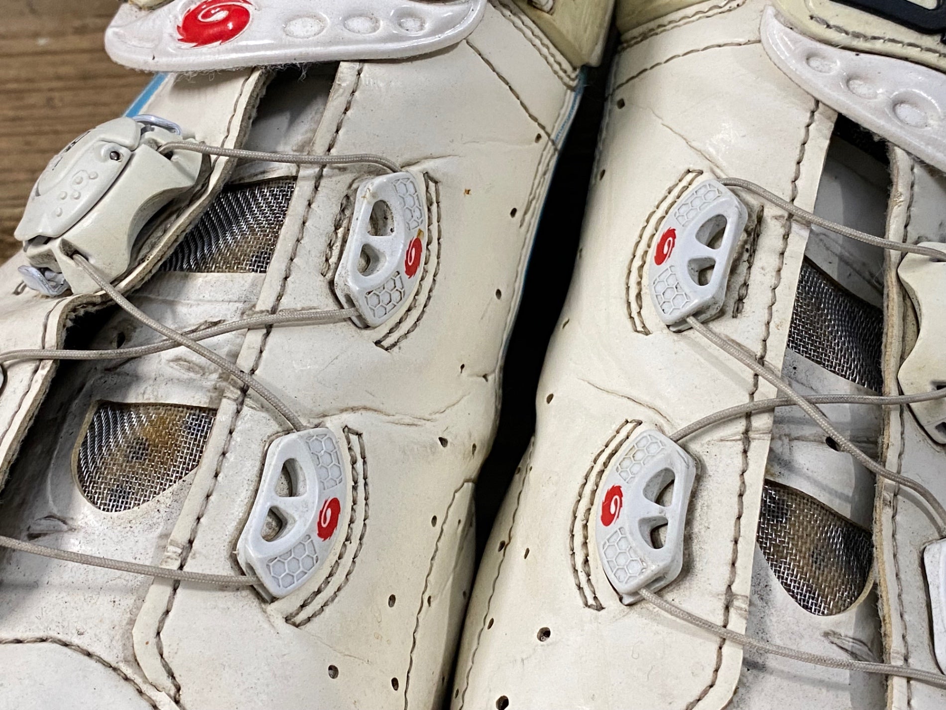 KE048 シディ SIDI WIRE CARBON ビンディングシューズ ホワイト EU46 3