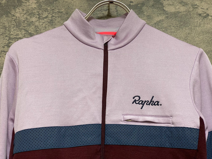 JR824 ラファ Rapha LONG SLEEVE JERSEY 半袖 サイクルジャージ XSサイズ ピンク