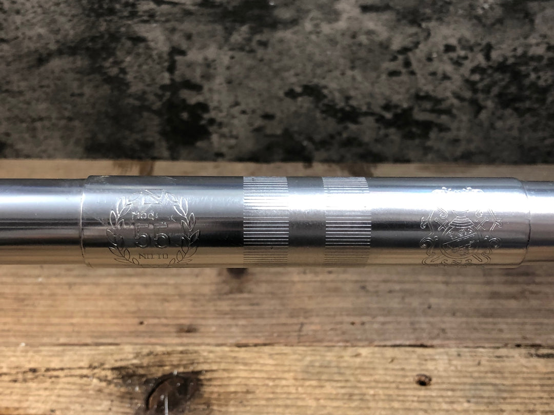 JZ153 日東 NITTO Mod.55 アルミ ドロップハンドル 370/400mm Φ26 シルバー