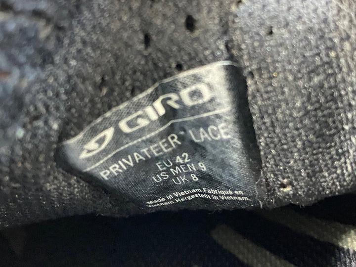 KK019 ジロ GIRO PRIVATEER LACE ビンディングシューズ 黒 EU42 SPD