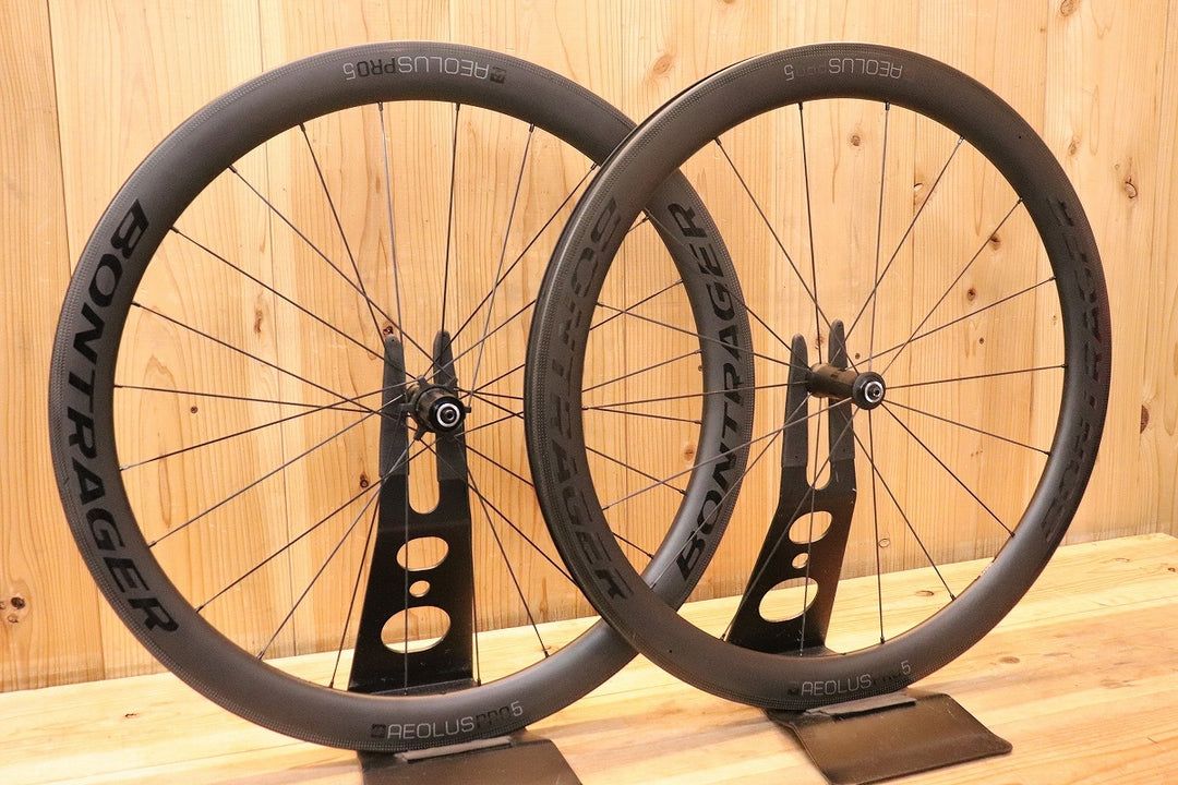 ボントレガー BONTRAGER アイオロス AEOLUS PRO 5 カーボン チューブレスレディ ホイールセット シマノ 11S/12S 【芦屋店】